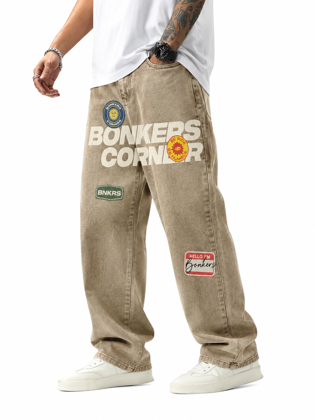 Beige Jeans Bonkers Corner